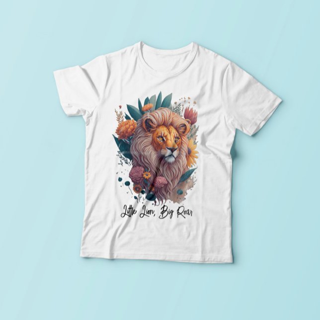 Camiseta Pequeño león, gran rugido (Subido por el creador)
