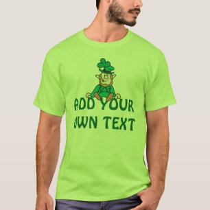 Camiseta Pequeño Leprechaun - añada su propio texto
