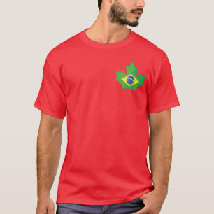 Camiseta Pequeño logotipo del Brasil Canadá