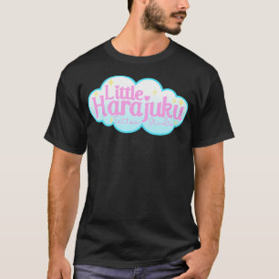 Camiseta Pequeño logotipo en la nube de Harajuku