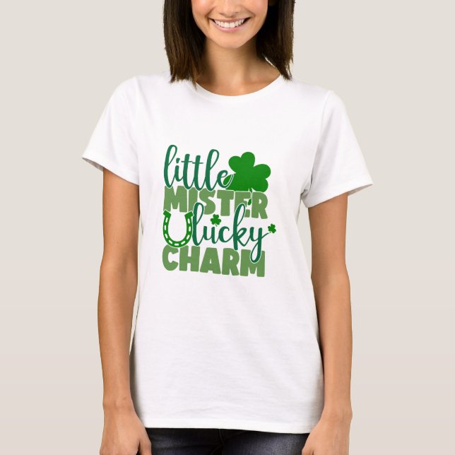 Camiseta Pequeño Mister Lucky Charm (Anverso)
