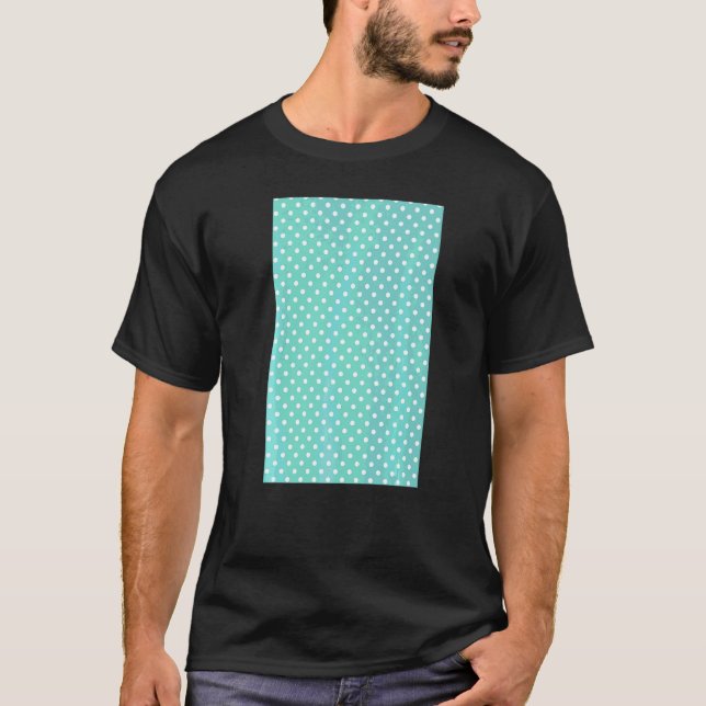 Camiseta Pequeño modelo geométrico de Polkadot de los años  (Anverso)