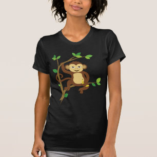 Camiseta Pequeño mono lindo