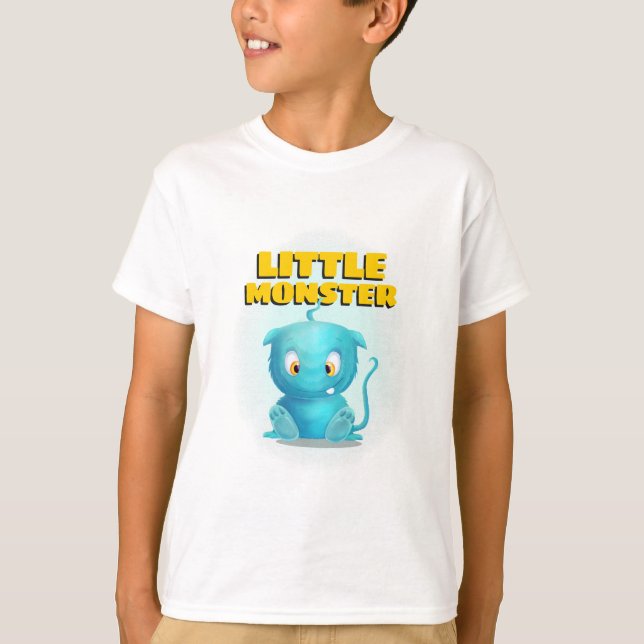 Camiseta Pequeño Monstruo divertido (Anverso)