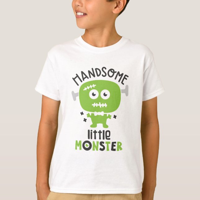 Camiseta Pequeño Monstruo Guapo (Anverso)