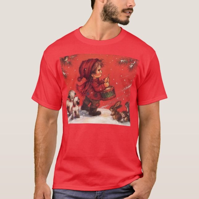Camiseta Pequeño muchacho del batería (Anverso)