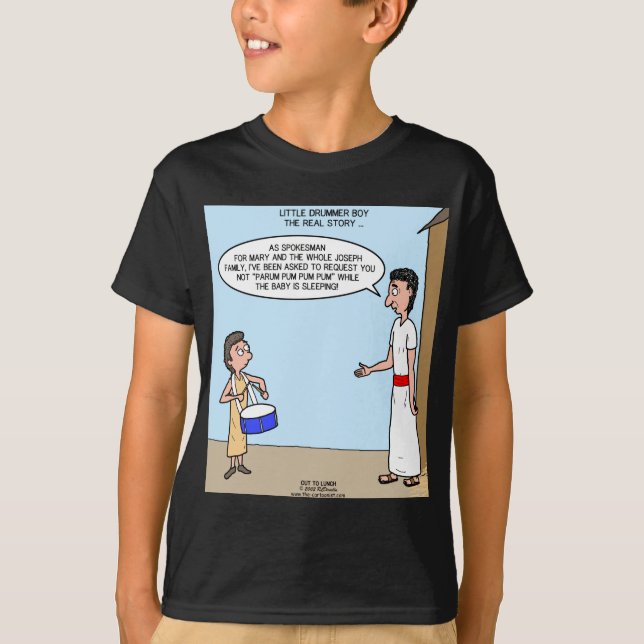 Camiseta Pequeño muchacho del batería (Anverso)