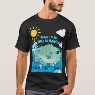 Camiseta Pequeño nadador, enormes vacaciones-amor de verano