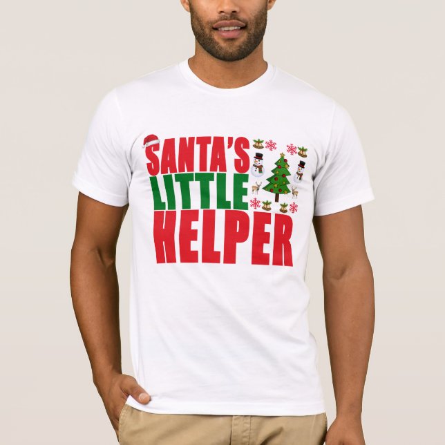 Camiseta PEQUEÑO NAVIDAD DEL AYUDANTE DE SANTA. .png (Anverso)
