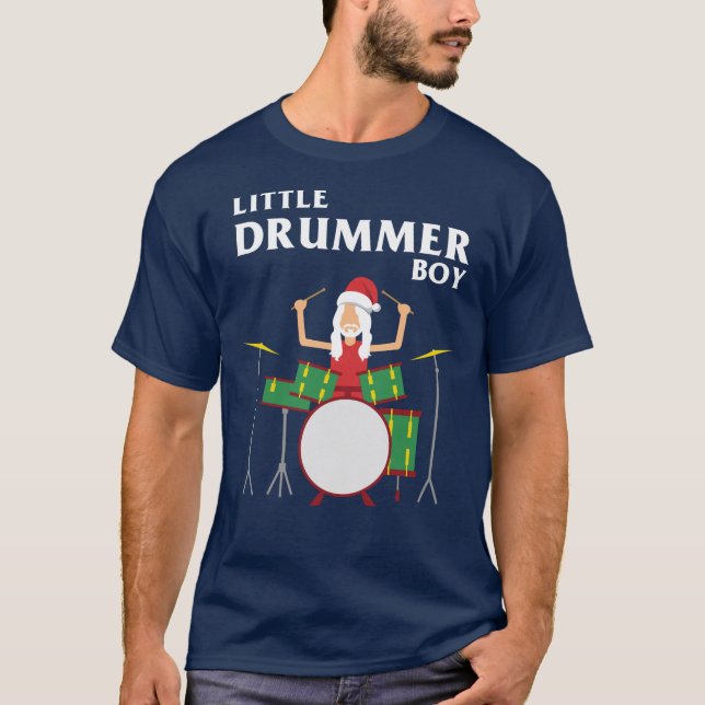 Camiseta Pequeño niño tamborilero Navidades (Anverso)