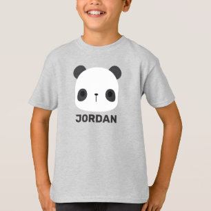 Camiseta Pequeño oso oso panda con nombre personalizado