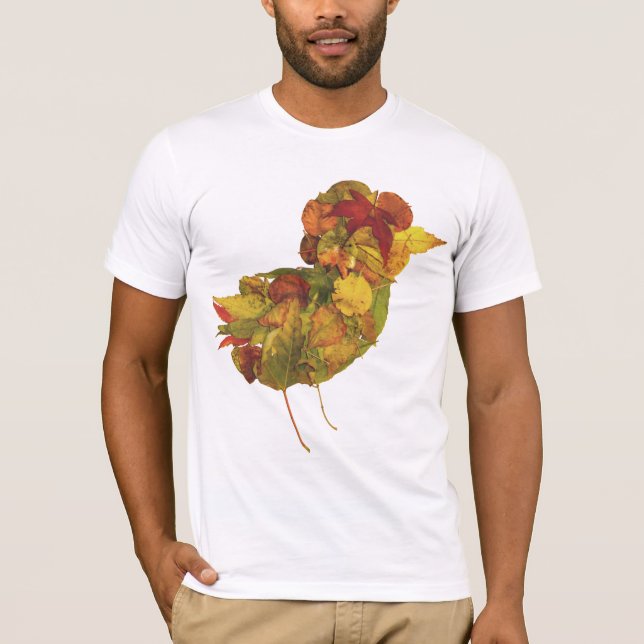Camiseta Pequeño pájaro de la caída (Anverso)