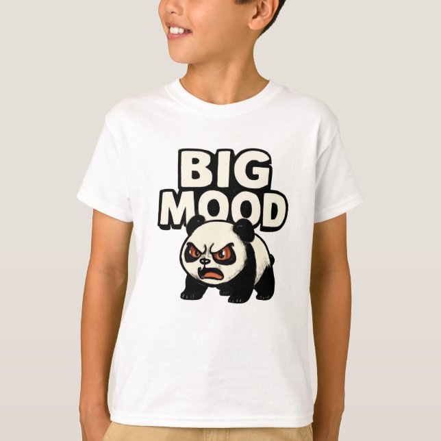 Camiseta Pequeño Panda, gran humor - Gracioso Arte Cuto (Anverso)