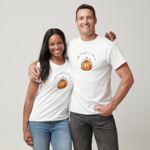 Camiseta Pequeño paro de calabaza Baby Shower Neutral mínim