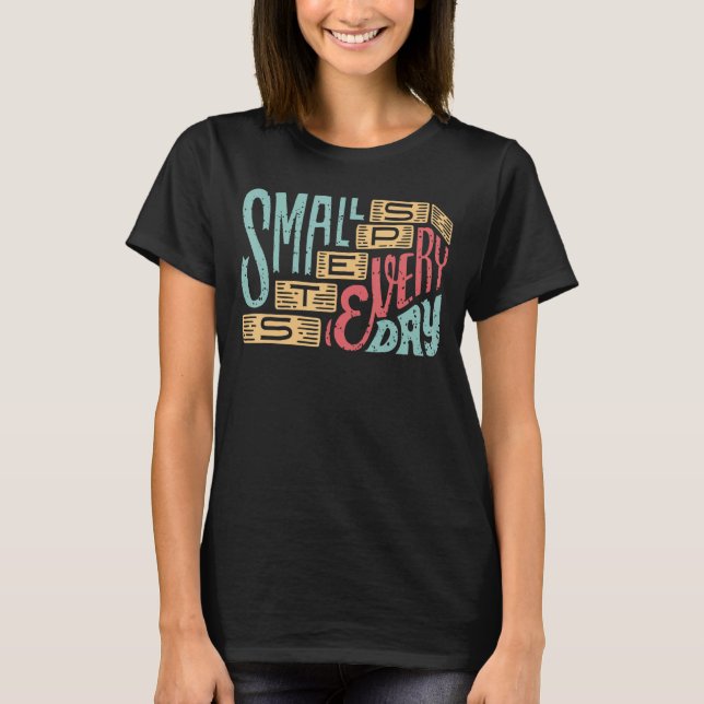 Camiseta Pequeño paso de ropa cotidiana (Anverso)