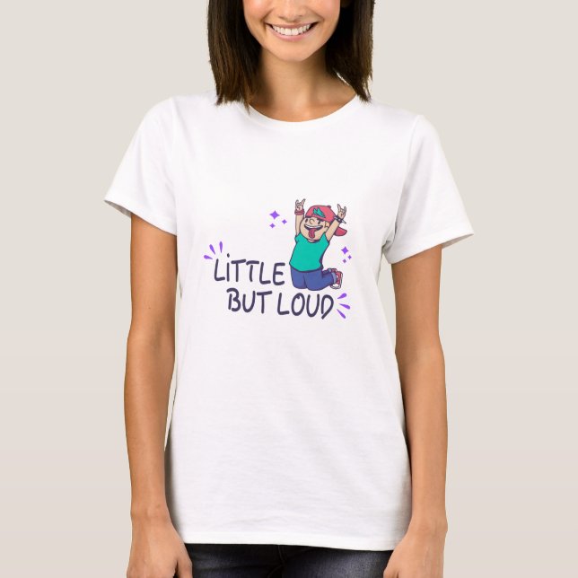 Camiseta Pequeño pero fuerte (Anverso)