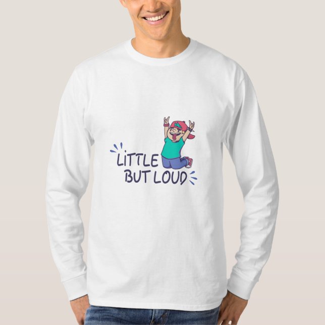 Camiseta Pequeño pero fuerte (Anverso)