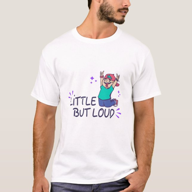 Camiseta Pequeño pero fuerte (Anverso)