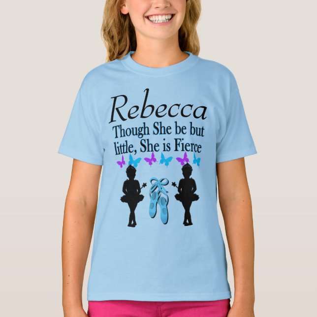 CAMISETA PEQUEÑO PERO FUERTE BAILE BAILE BAILE PERSONALIZAD (Anverso)