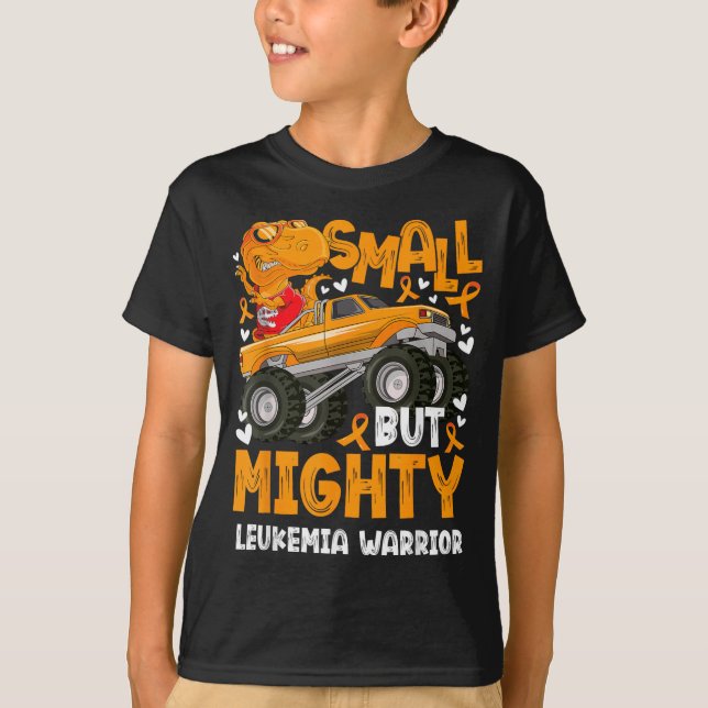 Camiseta Pequeño pero poderoso guerrero de la leucemia Leuc (Anverso)