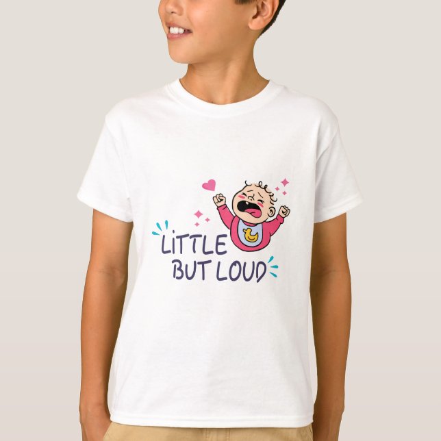 Camiseta Pequeño pero ruidoso (Anverso)