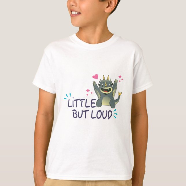 Camiseta Pequeño pero ruidoso (Anverso)