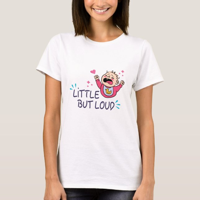 Camiseta Pequeño pero ruidoso (Anverso)