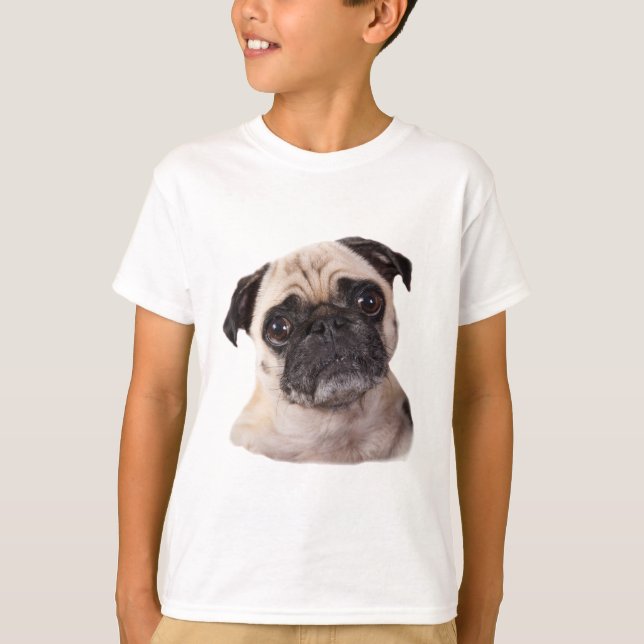 Camiseta pequeño perro lindo del barro amasado (Anverso)