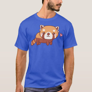 Camiseta Pequeño perro panda rojo