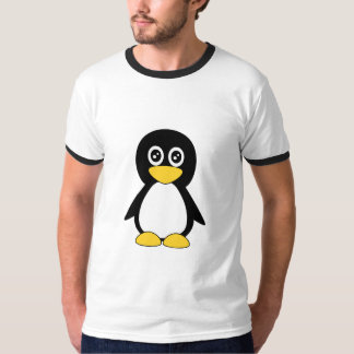 Camiseta Pequeño pingüino negro lindo