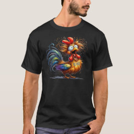 Camiseta Pequeño pollo teniendo un ataque.