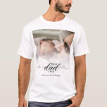Camiseta Pequeño regalo de padre simple que te queremos fot<br><div class="desc">Pequeño regalo de padre simple que te queremos foto de papá</div>