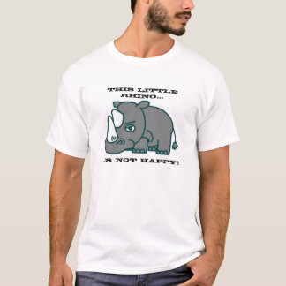 Camiseta Pequeño rinoceronte enojado