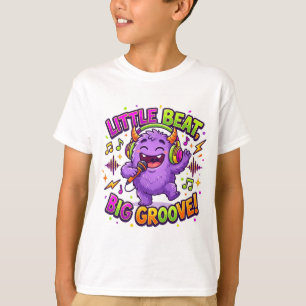 Camiseta Pequeño Ritmo Gran Groove Monstruo Lindo