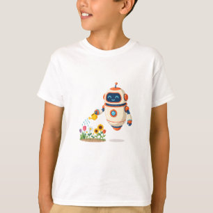 Camiseta Pequeño Robot Jardinero