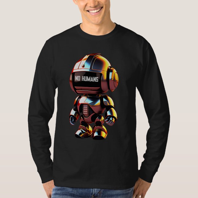 Camiseta Pequeño robot lindo (Anverso)