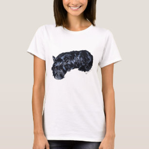 Camiseta Pequeño Scottie descansando