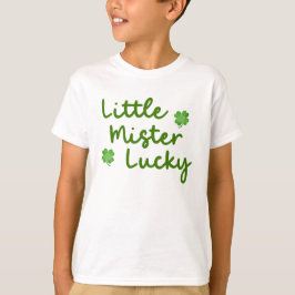 Camiseta Pequeño señor afortunado del Día de San Patricio, 