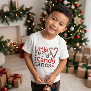 Camiseta Pequeño Señor Caramelos de Navidad