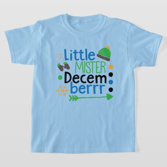 Camiseta Pequeño señor Navidad de diciembre (Distribución)