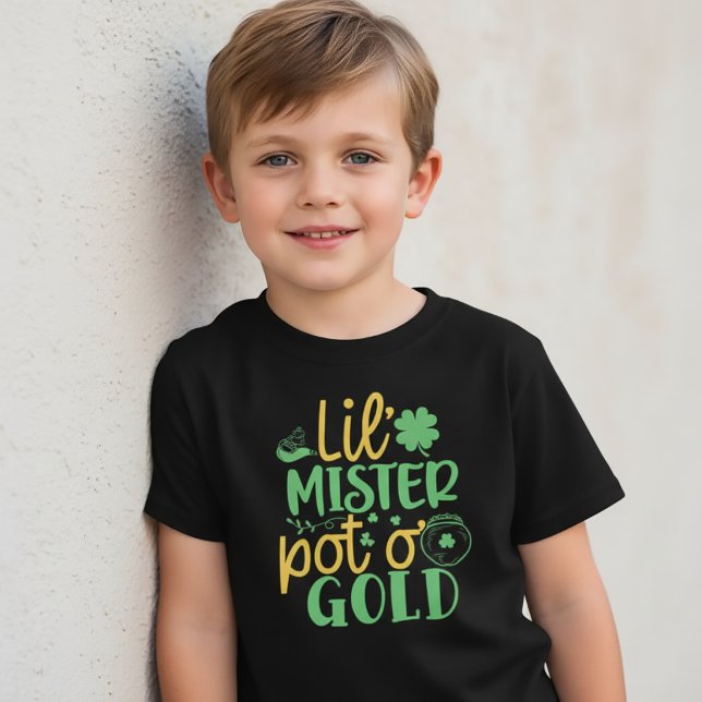 Camiseta Pequeño Señor Pot O Gold St Patrick Niños (Subido por el creador)