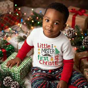 Camiseta Pequeño Señor Primera Navidad