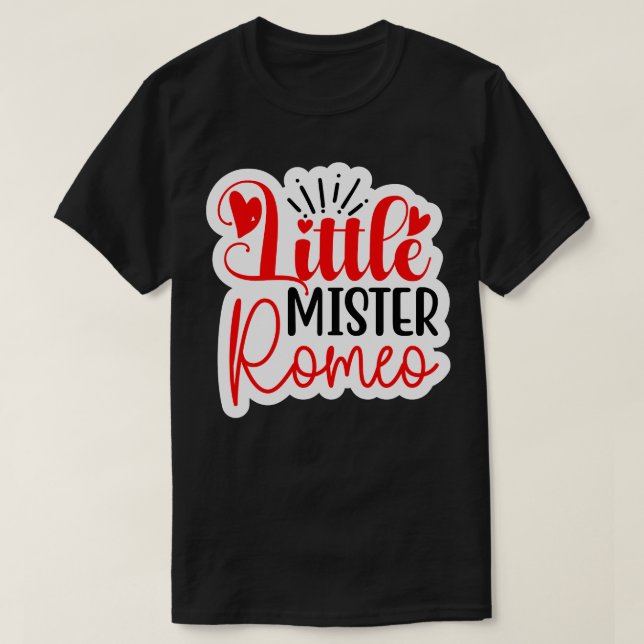 Camiseta Pequeño señor Romeo 1 (Diseño del anverso)