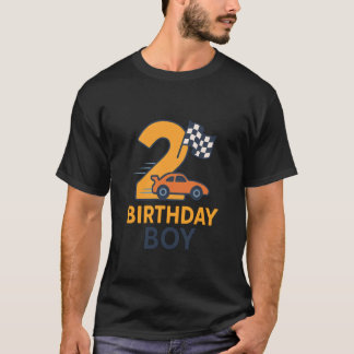 Camiseta Pequeño Speedster cumpleaños 2 niño