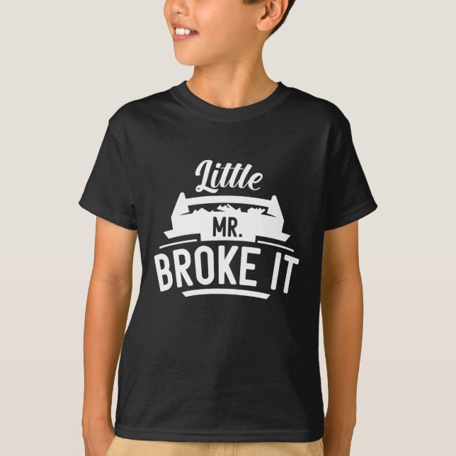 Camiseta Pequeño Sr. Lo Rompió (Anverso)