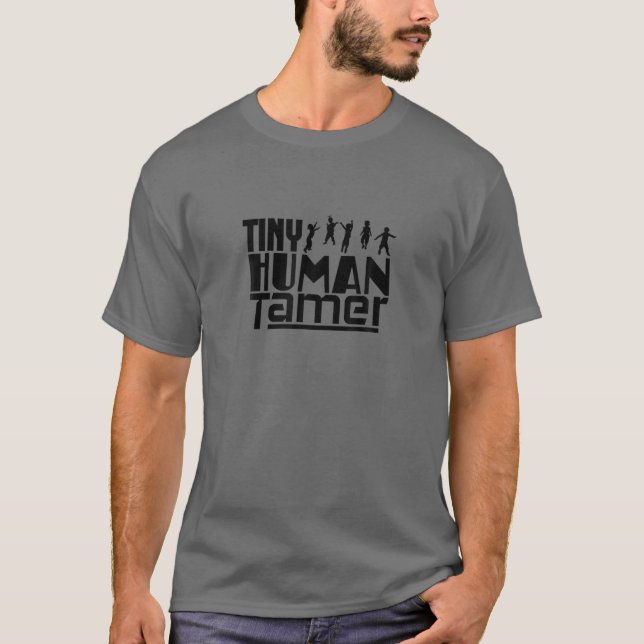 Camiseta Pequeño Tamer Humano - Profesora primaria de prees (Anverso)