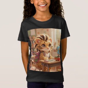 Camiseta Pequeño Tigre, Gran Día de Escuela