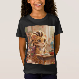 Camiseta Pequeño Tigre, Gran Día de Escuela