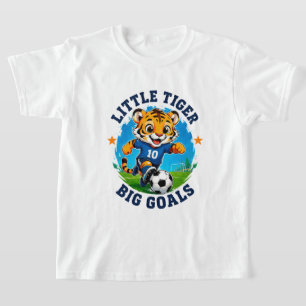 Camiseta ⚽ Pequeño Tigre Grandes Metas Super Estrella 🐯