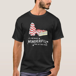 Camiseta Pequeño Tiss Temporada Pasteles de Árbol de Navida